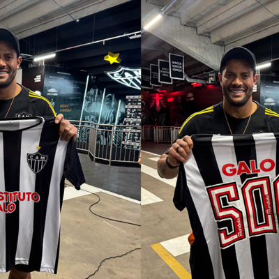 Hulk chega aos 500 gols e recebe homenagem do Instituto Galo