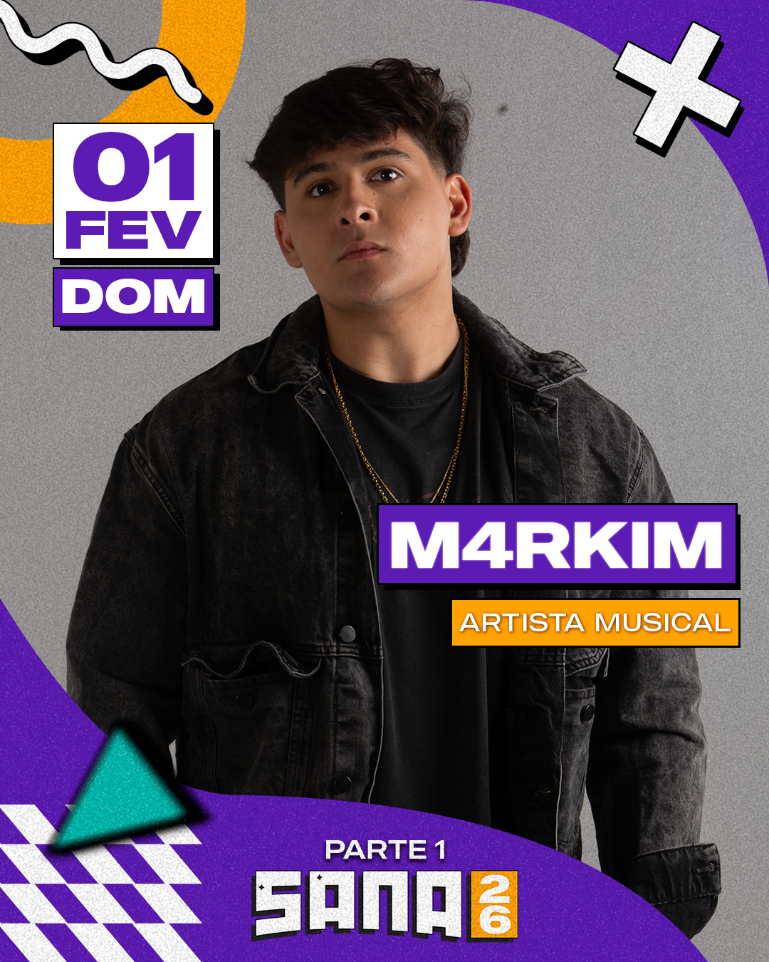 M4RKIM é atração confirmada no Sana 2026 Parte 1!